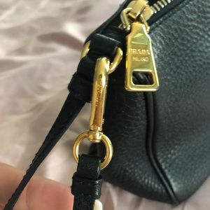 Authentic Prada shoulder bag/wristlet